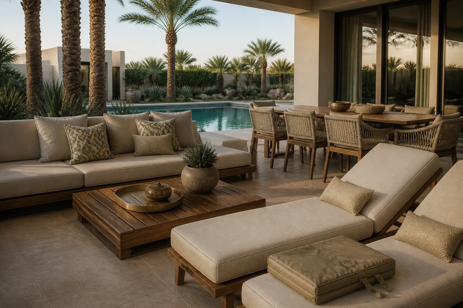Outdoor Sunbed Cushions 3